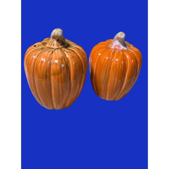 Thanksgiving Fall Pumpkin Salt and Pepper Shaker Set - Picture 4 of 9